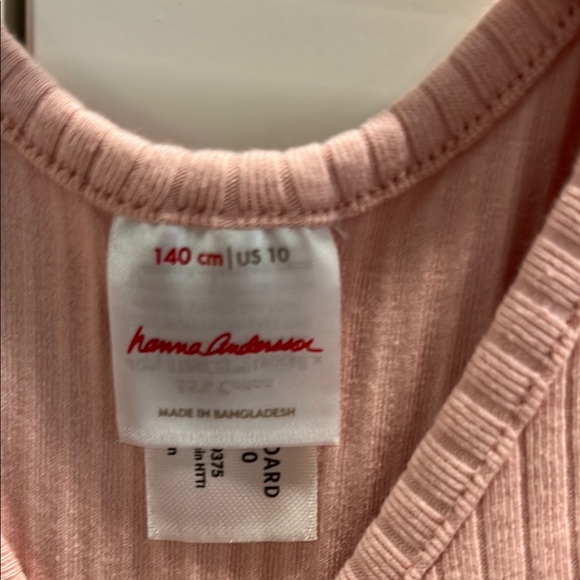 Pink Ribbed girls Top - Picture 3 of 3